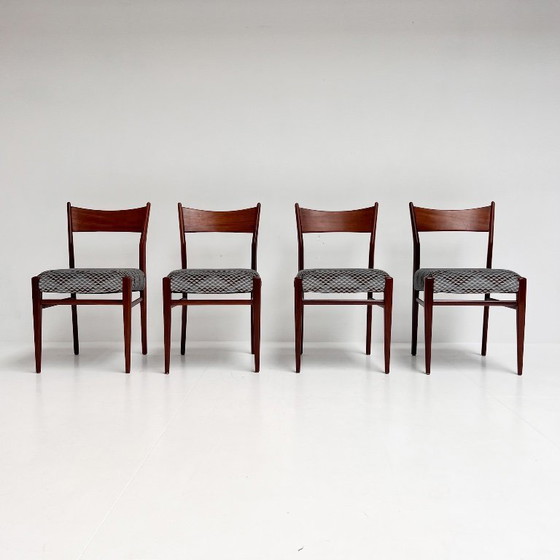 Image 1 of Ensemble de 4 chaises SA10 par Cees Braakman pour Pastoe, 1960