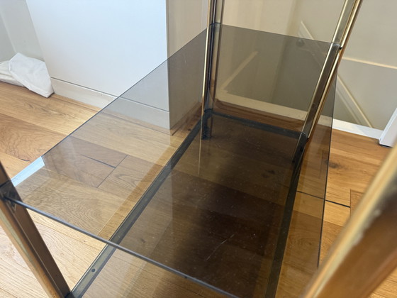 Image 1 of Originele vintage kast met rookglas