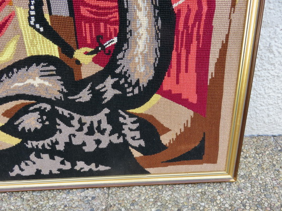 Image 1 of Tapestry "La Corrida" France, 1970