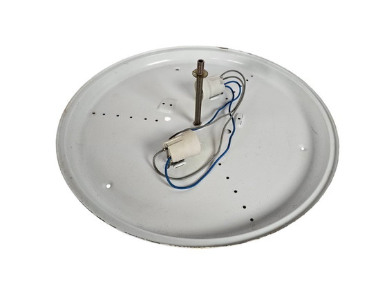 Image 1 of Murano - XL plafonniere - glas met ingesloten goud deeltjes - Italie - 3e kwart 20e eeuw