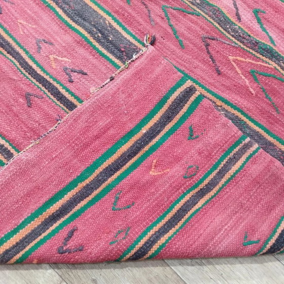 Image 1 of Authentischer Berber-Kelim-Teppich XXL – Handgewebt in Marokko (360 × 170 cm)