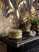 Piccola Scatola Vintage Italiana in Onice Verde, Anni 1960-1970