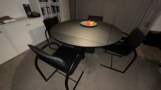 Image 1 of Dining table Hennie de Jong | minimalist '80s design