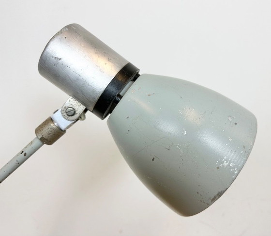 Image 1 of Grey Industrial Table Lamp from Elektrosvit, 1970s