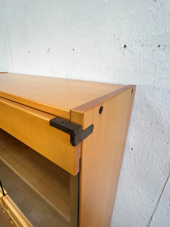 Image 1 of Buffet/armoire haute vintage, en bois de hêtre, Ibisco, Italie, années 1970