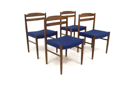 Set de 4 Chaises en Palissandre, Albin Johansson & Söner, Suède, 1960