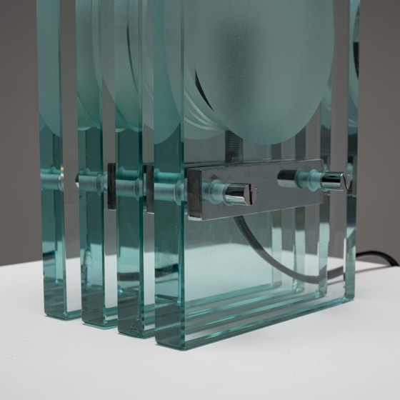 Image 1 of Glass Table Lamp by Giorgio Reggiori for Gallotti & Radice