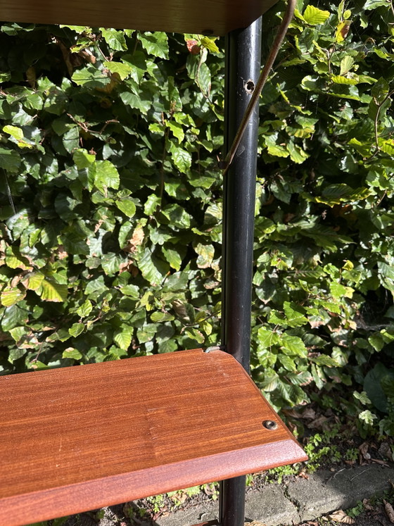 Vintage open boekenplanken wandsysteem a la Paul Cadovius – Wandrek, Metal, Wood (photo 6 of 14)