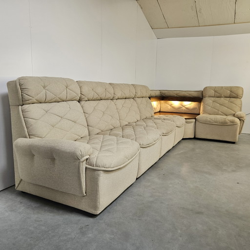Vintage modulaire bank, hoge rug
