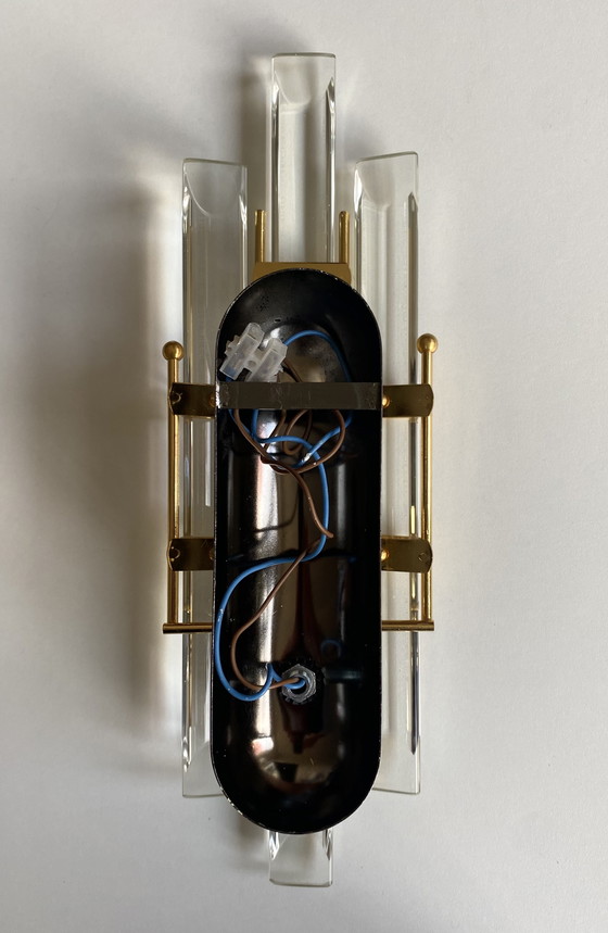 Image 1 of Appliques murales vintage Venini style Hollywood Regency