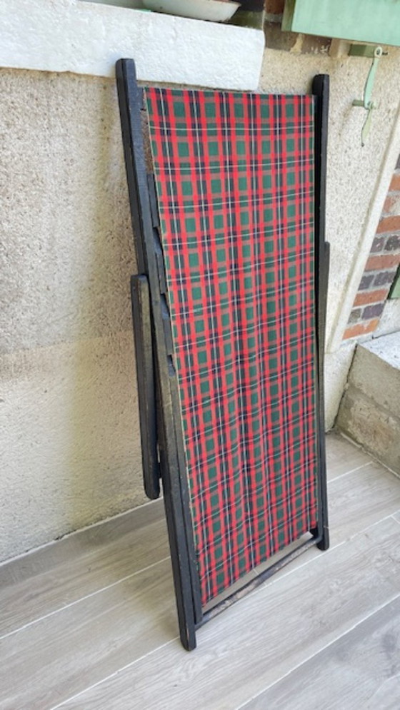 Vintage Canvas Folding Sun Lounger – Sunbed (photo 32 of 35)