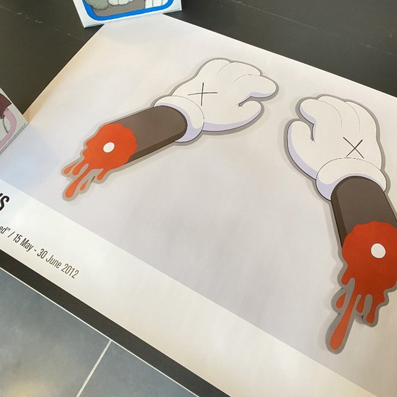 Image 1 of Kaws Print Poster The Nature of Need Galerie Perrotin, Hong Kong 2012