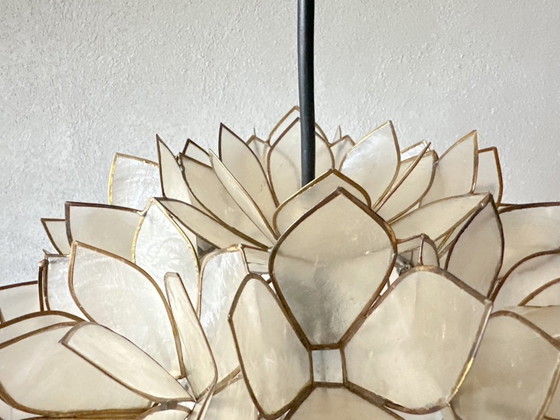 Image 1 of Lampada a sospensione vintage Capiz