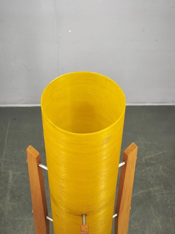 Image 1 of Lampada da terra a forma di razzo dell'era spaziale cecoslovacca degli anni '60