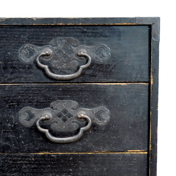 Japanische Tansu Kommoden, circa 1870 – Iron, Wood (photo 9 of 13)