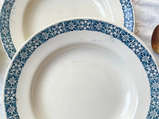 6 Piatti Fondi Longchamp 'René' in Ironstone Blu – Stoviglie (photo 14 of 16)
