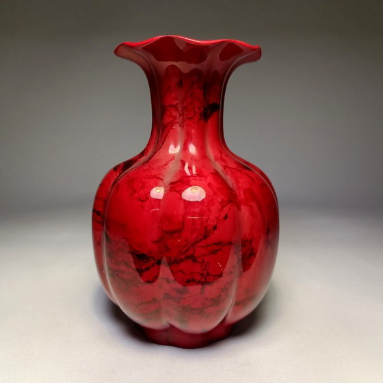 Zsolnay - Vaso - Vaso Eosina Rosso - Porcellana – Vasi, Porcelain (photo 4 of 22)