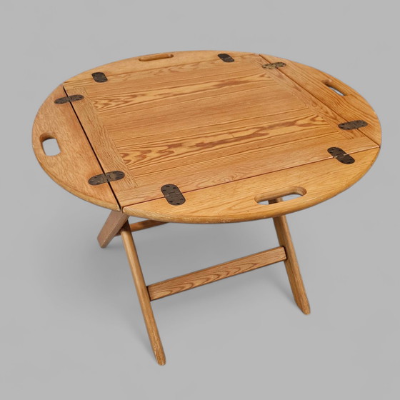 Image 1 of Engels vintage butler dienblad bijzettafeltje Engeland