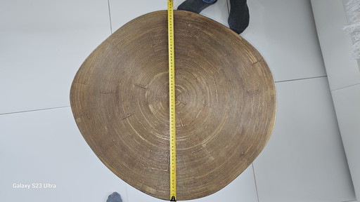 Sofaende aus Bronze lova creation Baumstammeffekt Jahr 1970