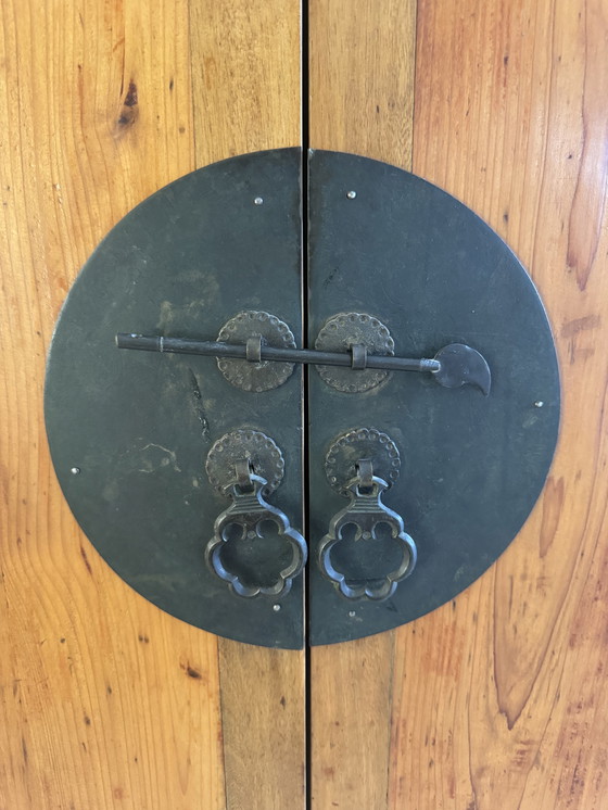 Image 1 of Antique Chinese cabinet 2 doors/2 drawers