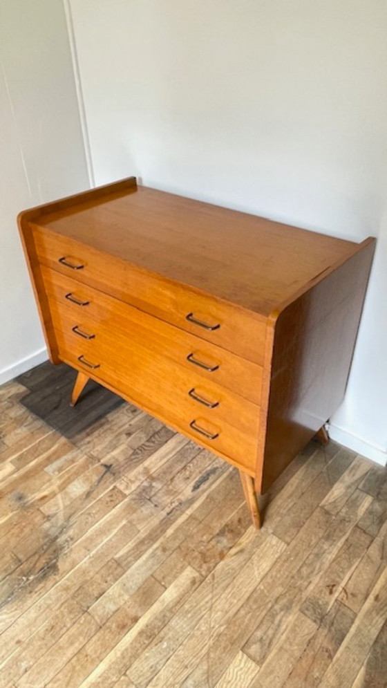 Vintage ladekast met kompasvormige poten – Ladekasten, Wood (photo 12 of 42)