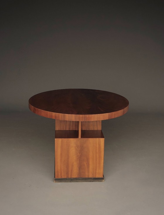 Image 1 of Geometrische salontafel of bijzettafel in art-decostijl, jaren 1930.