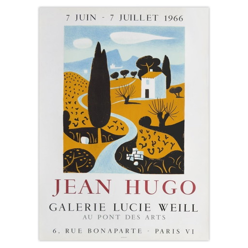 Jean HUGO Expo - Galerie Lucie Weill Manifesto 1966