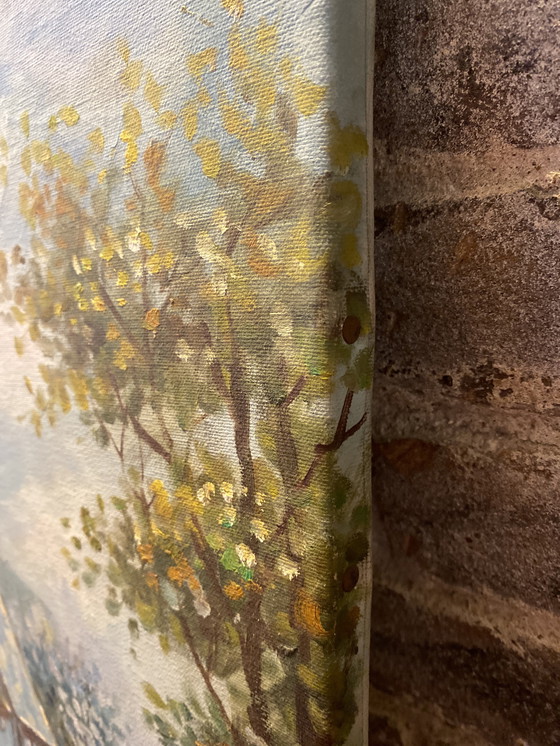 Image 1 of Pintura al óleo Junkers firmada