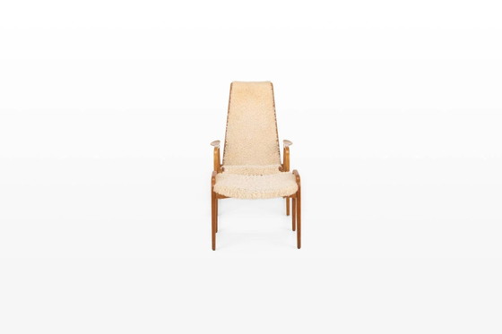Set Lamino Sessel und Ottoman von Yngve Ekström für Swedese, 1950er Jahre – Wool, Cotton, Scandinavian (photo 4 of 15)