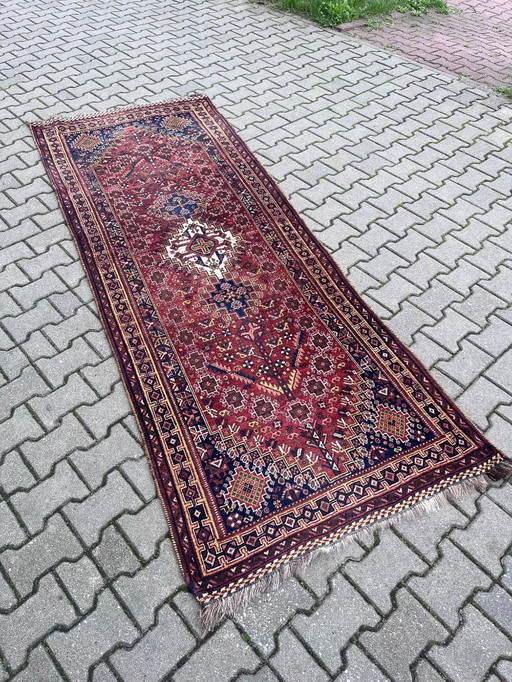 100% wollen vloerkleed uit de jaren 1940