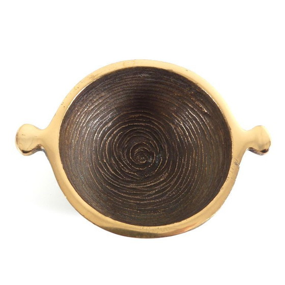 Image 1 of Small bronze bowl, brutalist style, 1960s