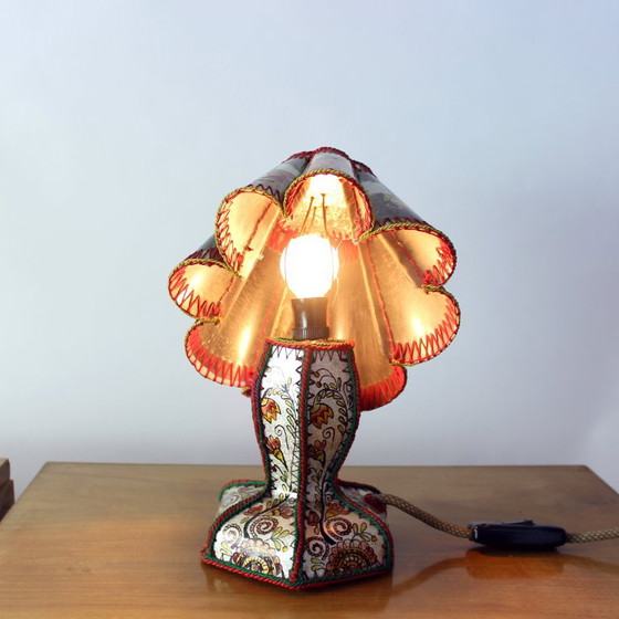 Rare Mid Century Snow White And Seven Dwarfs Children’s Table Lamp, 1950s – Other, Plastic (photo 14 of 14)