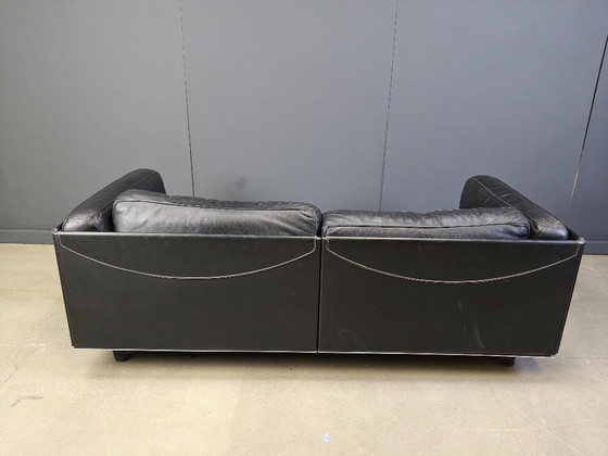 Image 1 of Vintage 'twice' bank van Pierluigi Cerri voor Poltrona Frau, jaren 90