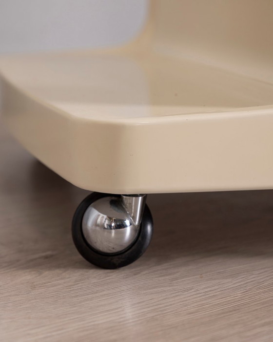 Vintage 1970s plastic and glass bar trolley by Marc Held for Prisunic – Bar carts (photo 6 of 8)