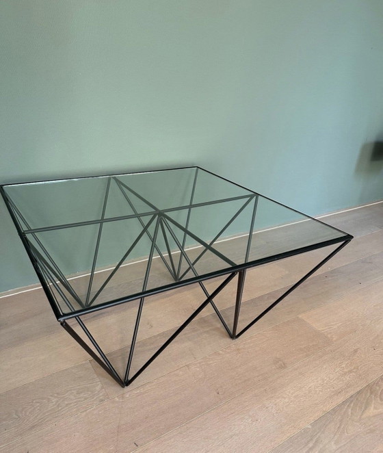 Tavolino da caffè Paola Piva per B&B Italia – Tavolini da caffè, Glass, Metal (photo 4 of 5)