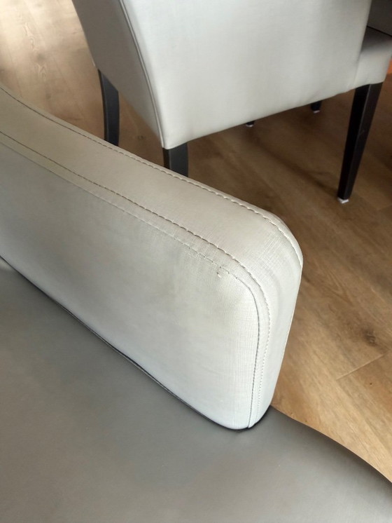 Image 1 of Chaises de salle à manger argentées, lot de 6