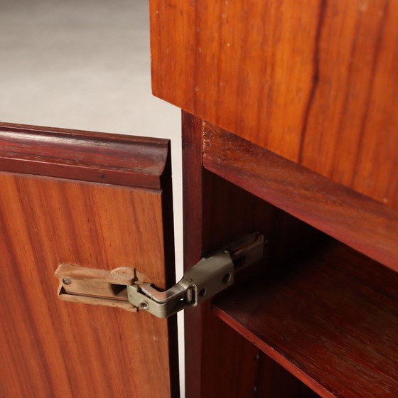 Buffet des années 1960 en bois et marbre – Buffet bas, Wood (photo 7 of 12)