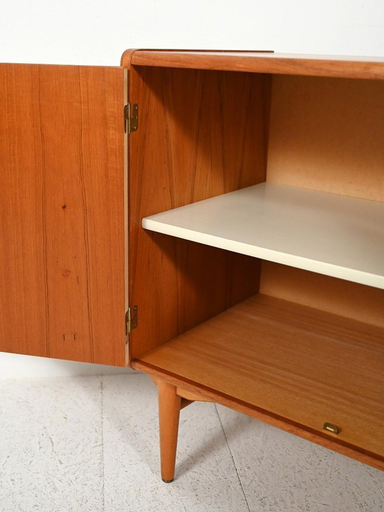 Image 1 of Scandinavische kast van teak en eikenhout van Sonett, jaren 60.