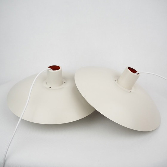 Image 1 of Pair of 2 Danish Vintage Pendant Lamps PH 4/3 by Poul Henningsen, Louis Poulsen, 1966