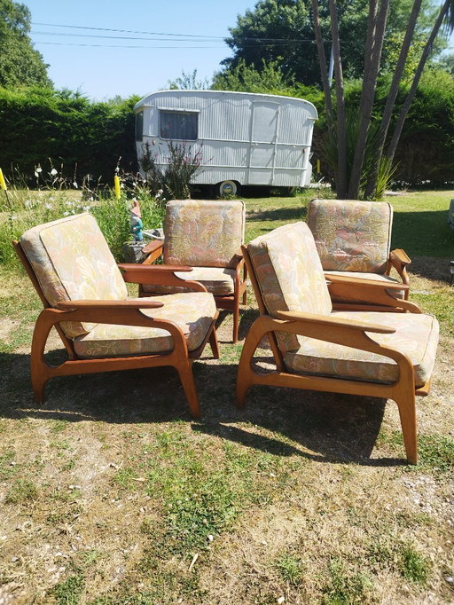 Ensemble fauteuils et banquette Adrian Pearsall 