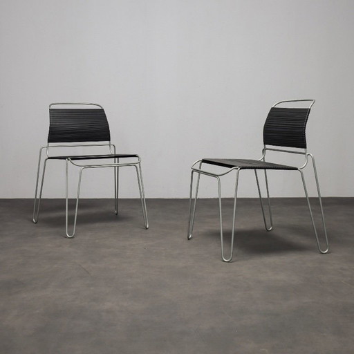 Rare paire de chaises « Rubber Band » de Tom Dixon