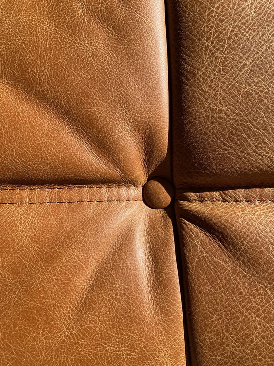 Image 1 of Ligne Roset - Togo - Sofá 3 plazas - Piel marrón coñac