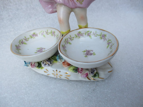 Image 1 of Juego de salero y pimentero de finales del siglo XIX, fabricado por Greiner & Sohne para Rauenstein.