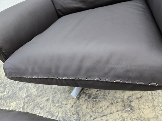 Image 1 of De Sede DS 31 Designersessel Lederhocker Drehsessel Desede Top Braun