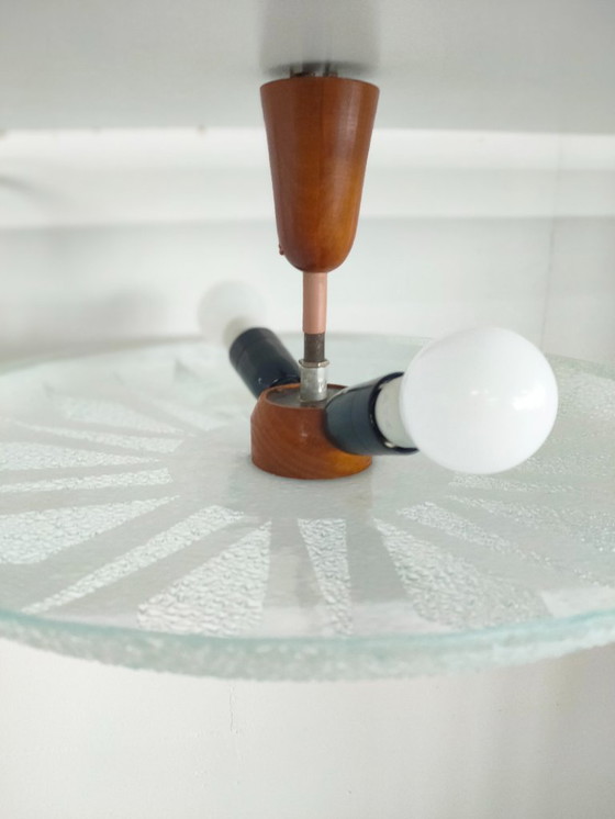 Image 1 of Vintage 50s-60s Scandinavian Ceiling Lamp (Scale Lamp)