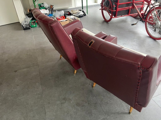 2X vintage fauteuils 60 jaren