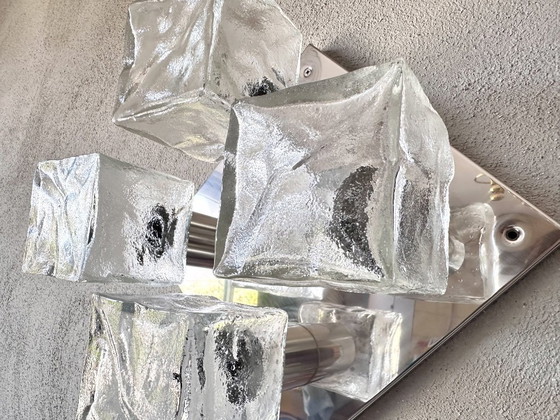 Image 1 of Vintage Kalmar Ice Cube Lamp