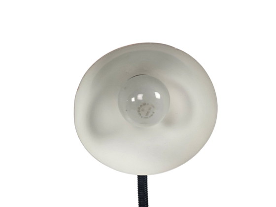 Image 1 of Design olandese - Hala Zeist - Olanda - modello 704A - collo flessibile - cromo - arancione - anni '70