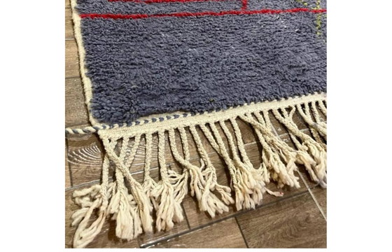 Handgemaakt Marokkaans vloerkleed, natuurlijke wol, 2.5x1.5 m. – Vloerkleden en tapijten, Wool (photo 2 of 11)