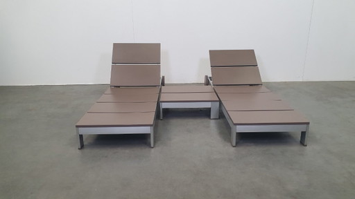 Na Xemena Ligbed Daybed Tafel Gandia Blasco Design Vintage – eenpersoonsbedden, Aluminium